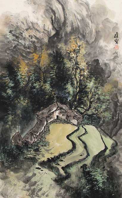 王维宝 山水 立轴